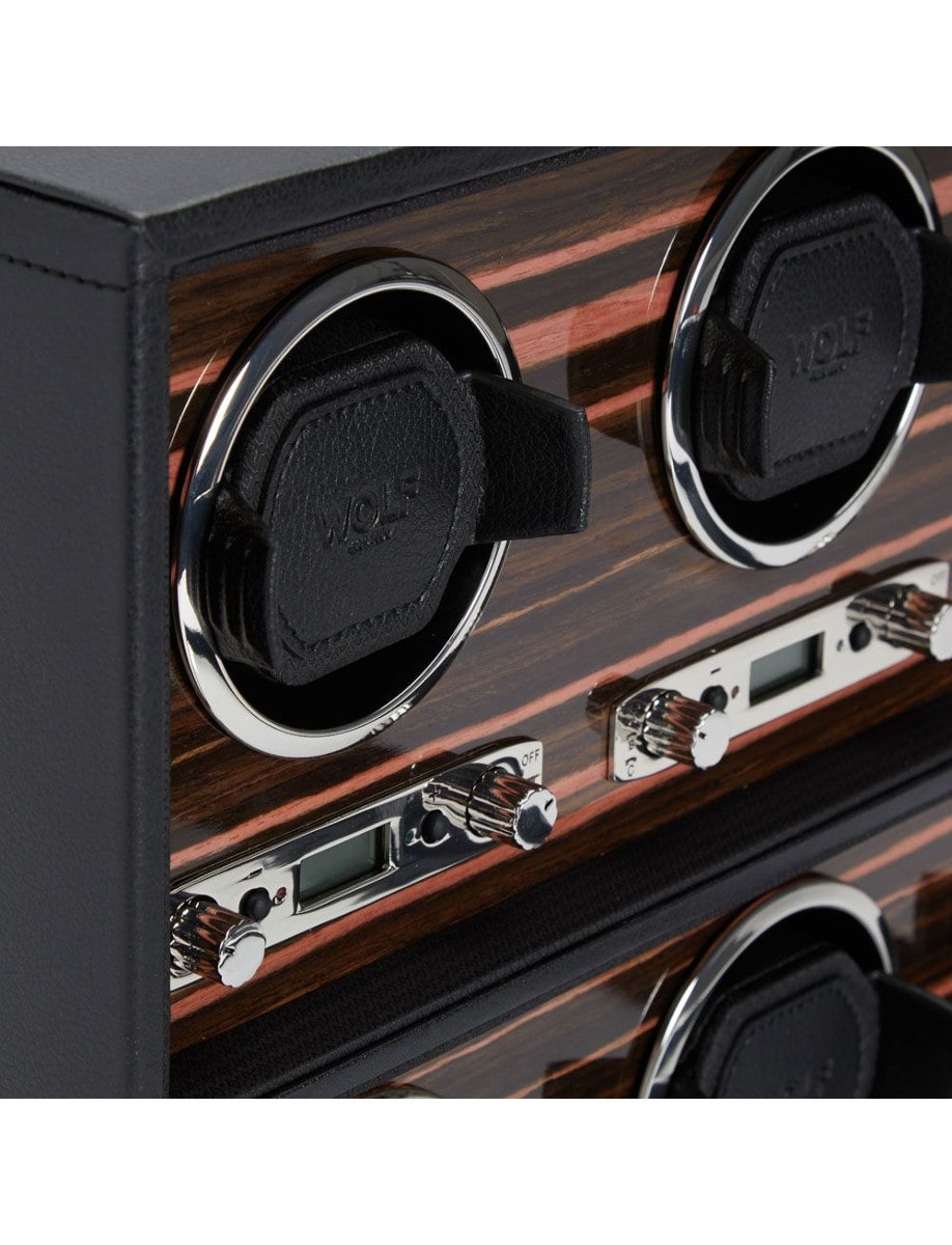 Wolf Roadster 6 Piece Watch Winder 459256 inside