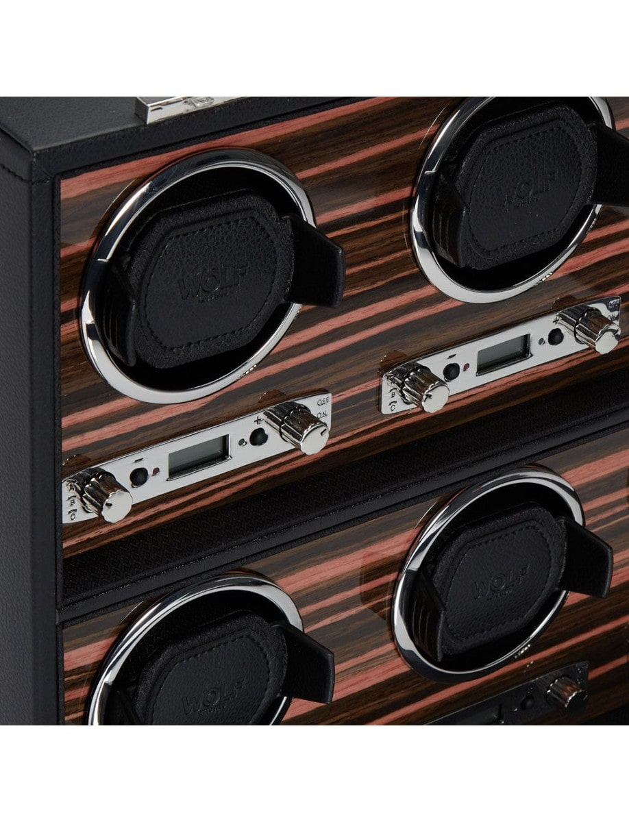 Wolf Roadster 8 Piece Watch Winder 459356 inside