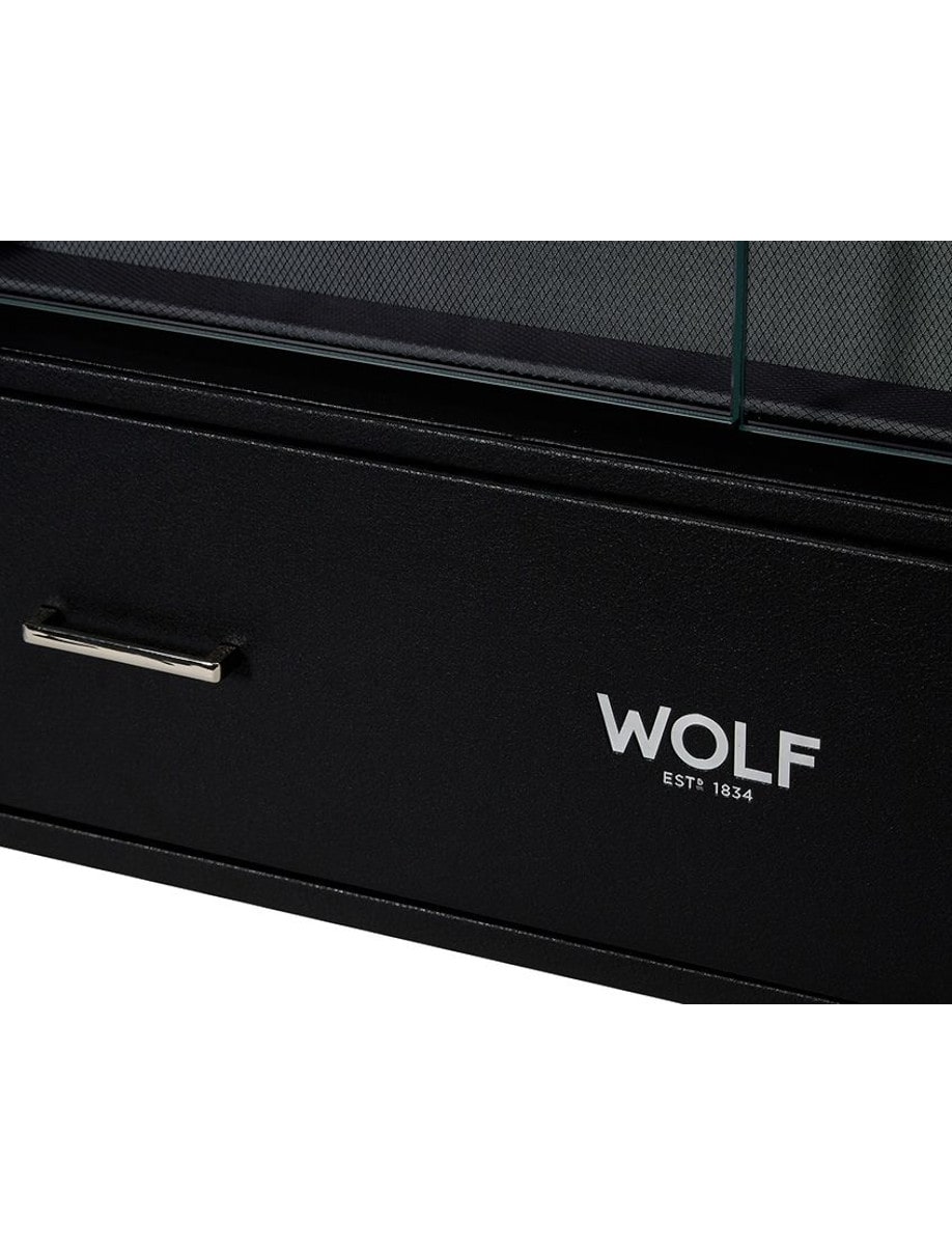 Wolf Classic 12 Piece Watch Winder Cabinet 466602 inside