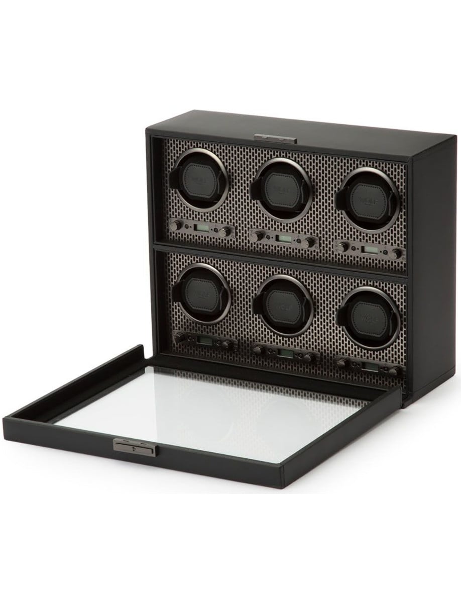 Wolf Axis 6 Piece Watch Winder 469603 side