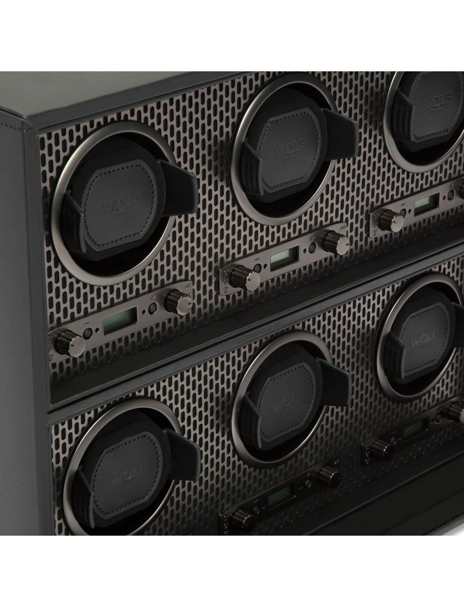Wolf Axis 6 Piece Watch Winder 469603 inside