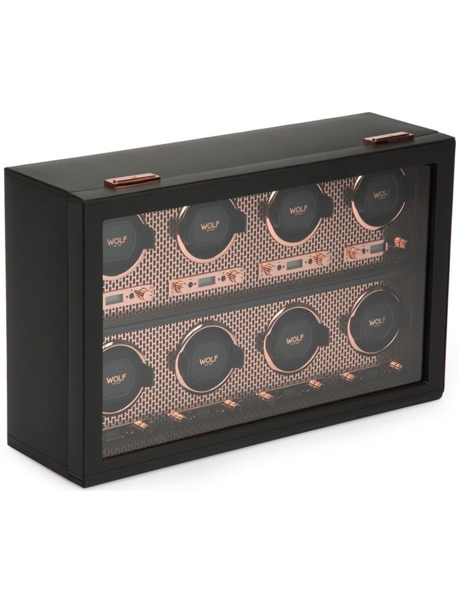 Wolf Axis 8 Piece Watch Winder 469716 side