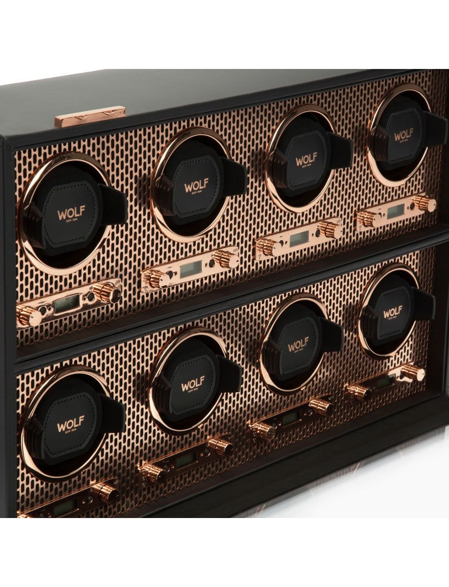 Wolf Axis 8 Piece Watch Winder 469716 inside