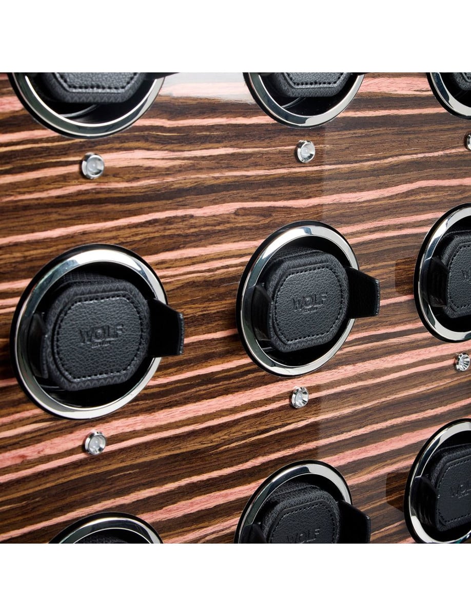 Wolf Roadster 12 Piece Watch Winder Cabinet 478656 watch