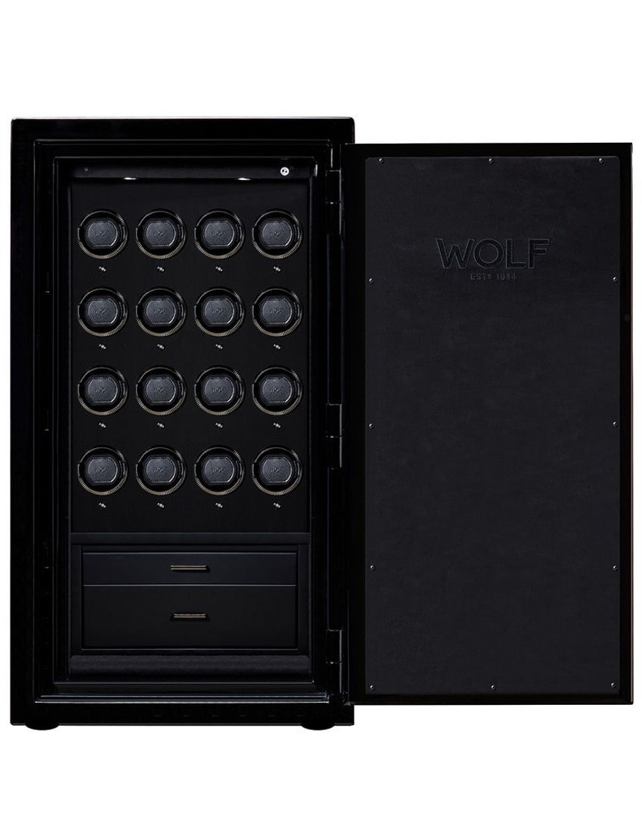 Wolf Atlas 16 Piece Winder Safe 491602 open