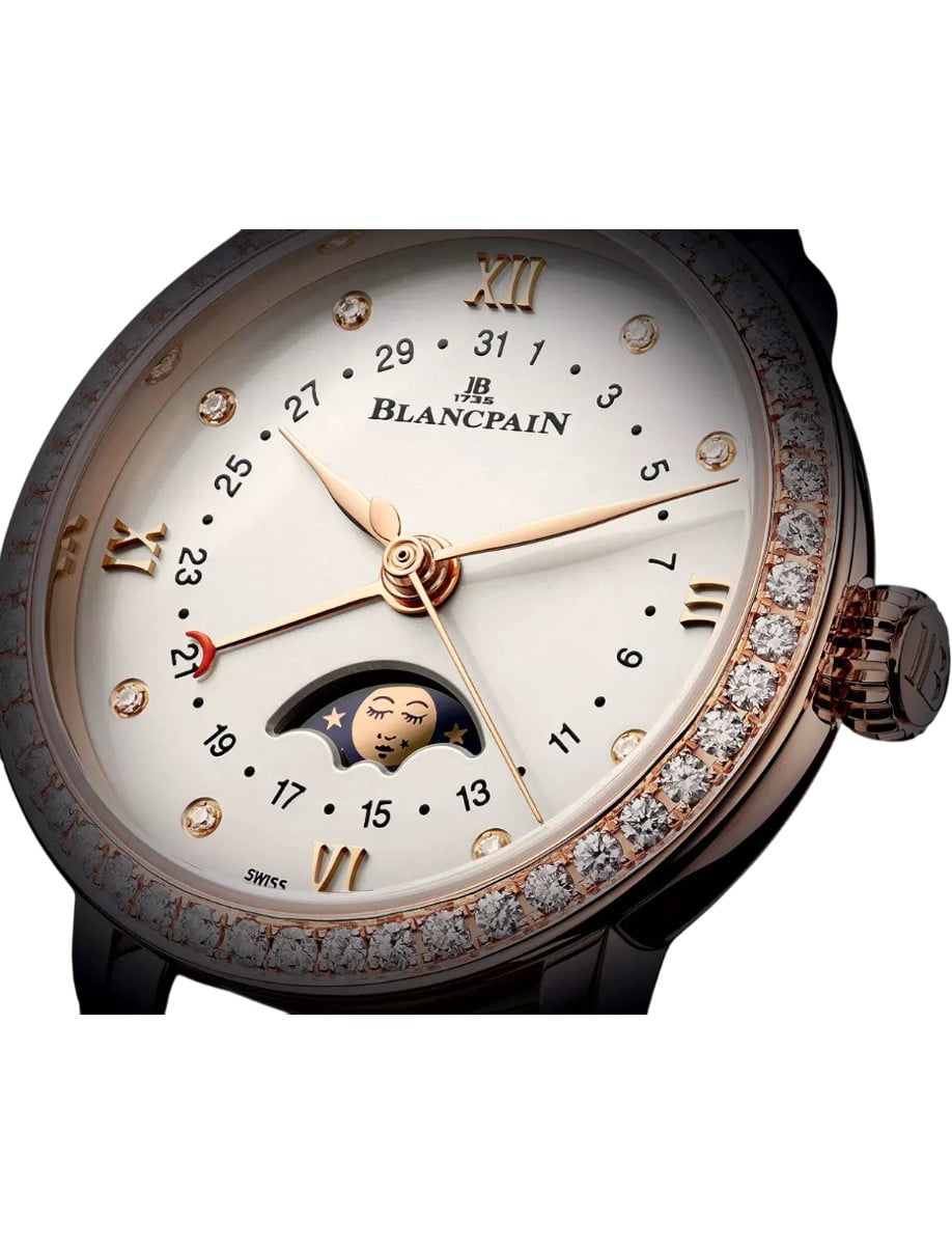 Blancpain Quantième Phases de Lune 6106 2987 55A dial