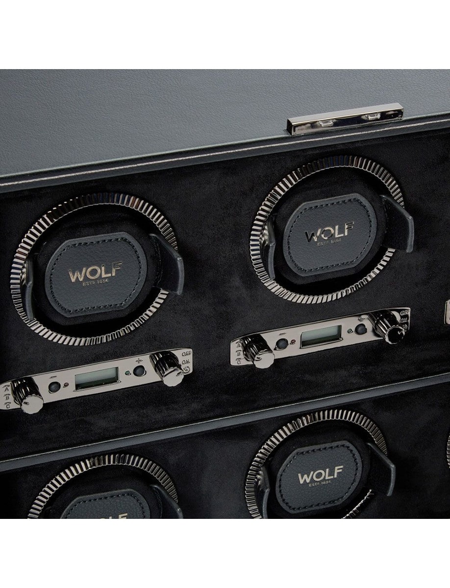 Wolf British Racing 6 Piece Watch Winder 792402 inside