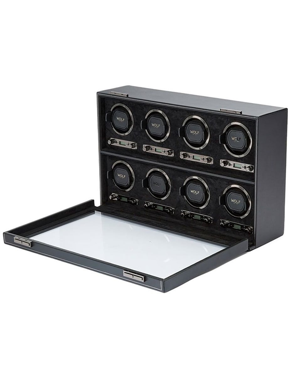 Wolf British Racing 8 Piece Watch Winder 792502 side