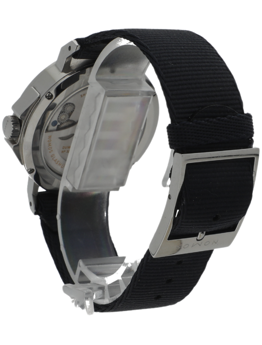 Pre-Owned NOMOS Ahoi Neomatik 38 Date Atlantic 105-01526 back left