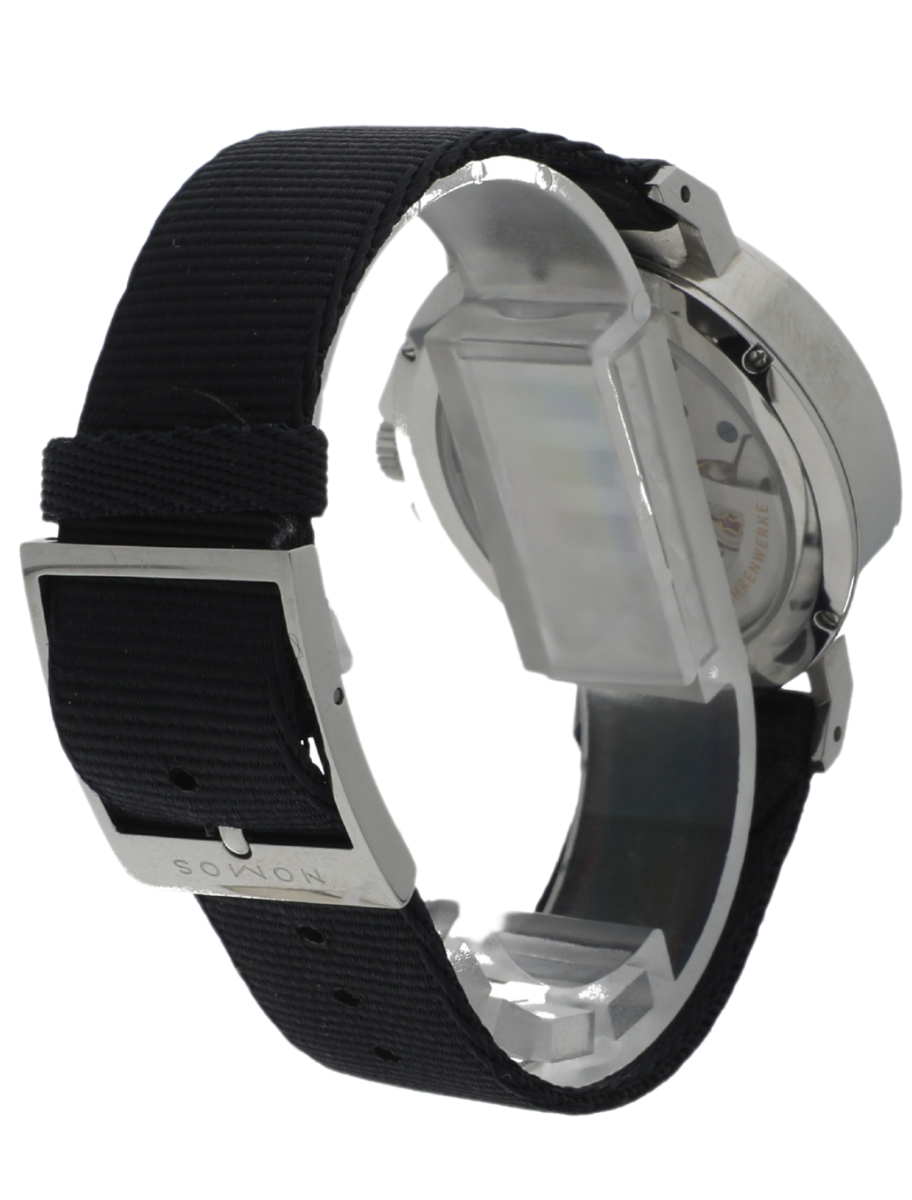 Pre-Owned NOMOS Ahoi Neomatik 38 Date Atlantic 105-01526 back right