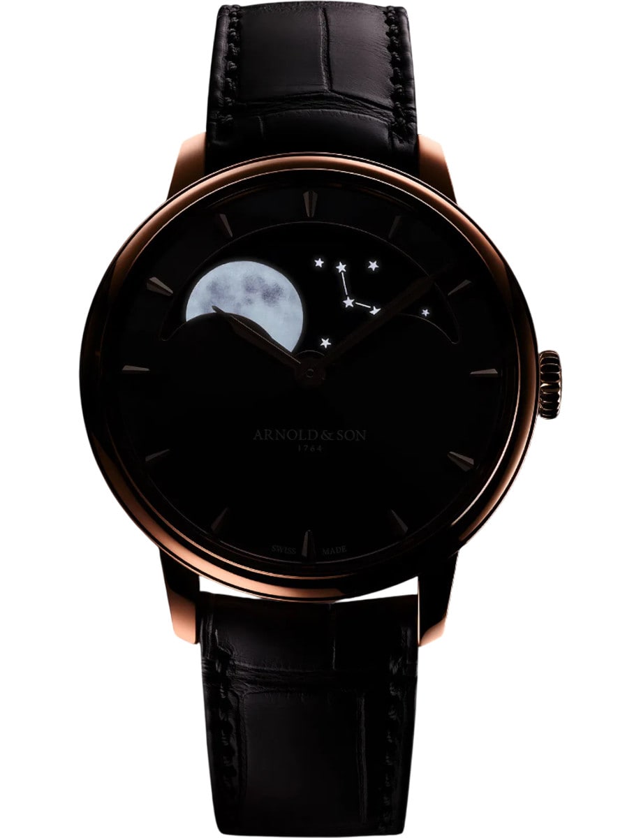 Arnold & Son Perpetual Moon 38 Red Gold 1GLBR.U02A.C283A luminous
