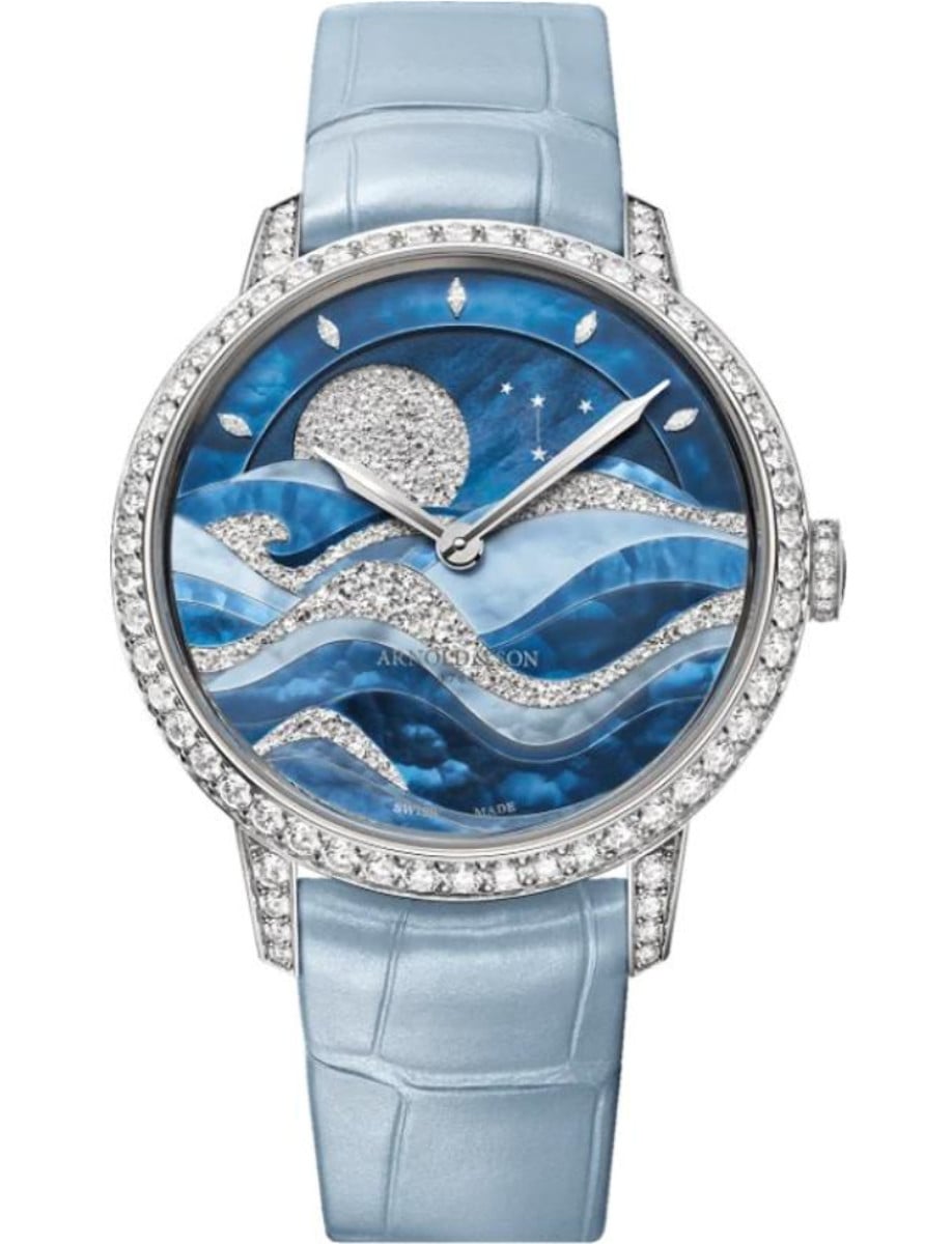 Perpetual Moon 38 white gold “Night Tide”