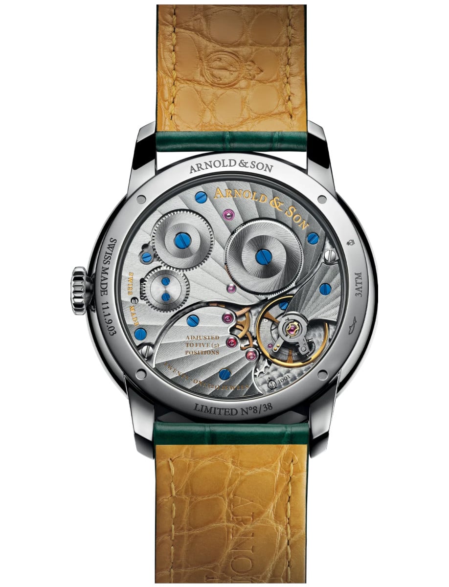 Arnold & Son HM Steel Amber 1LCDS.Z01A.C287S back