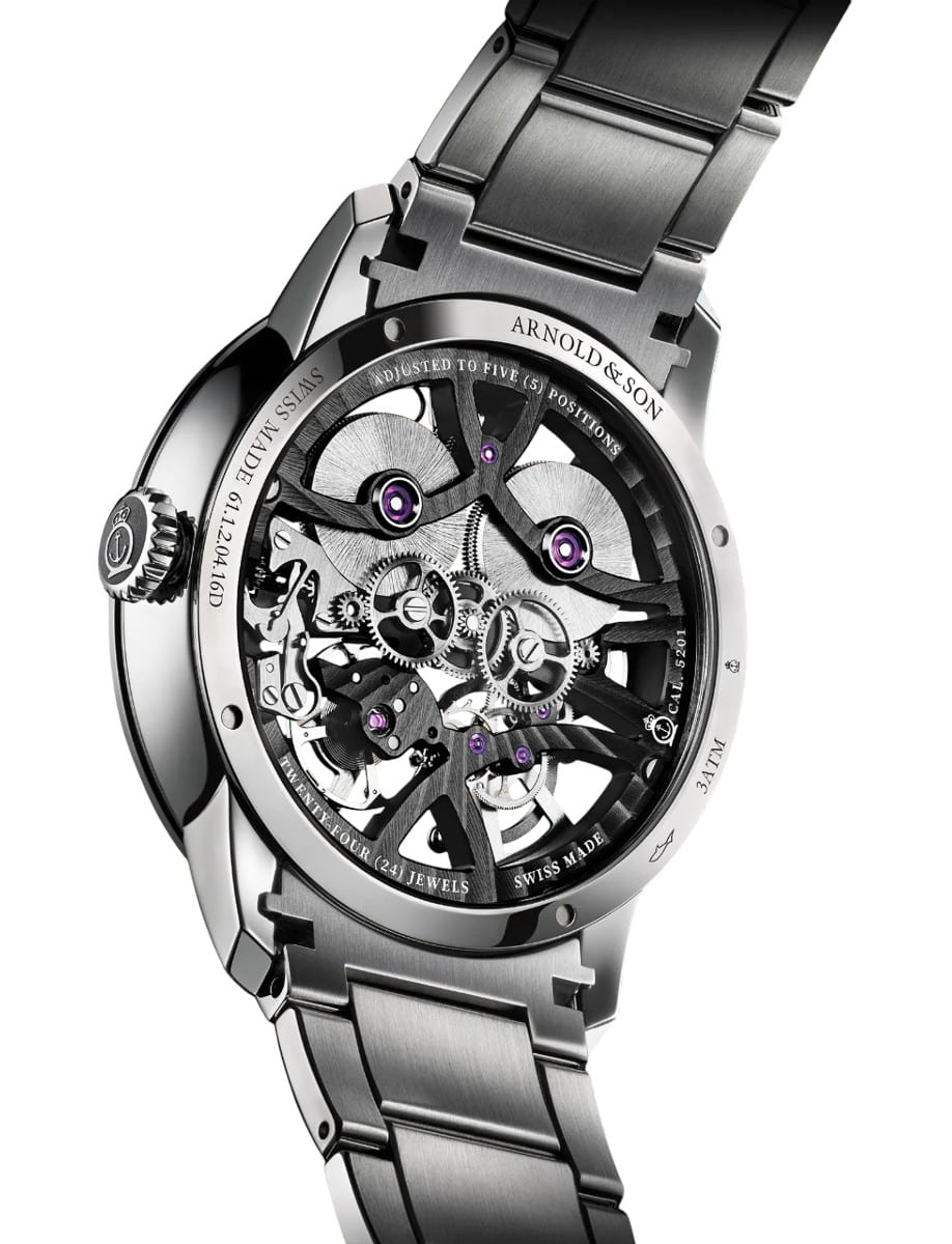 Arnold & Son Nebula 40 Steel 1NEGS.B01A.S135D back