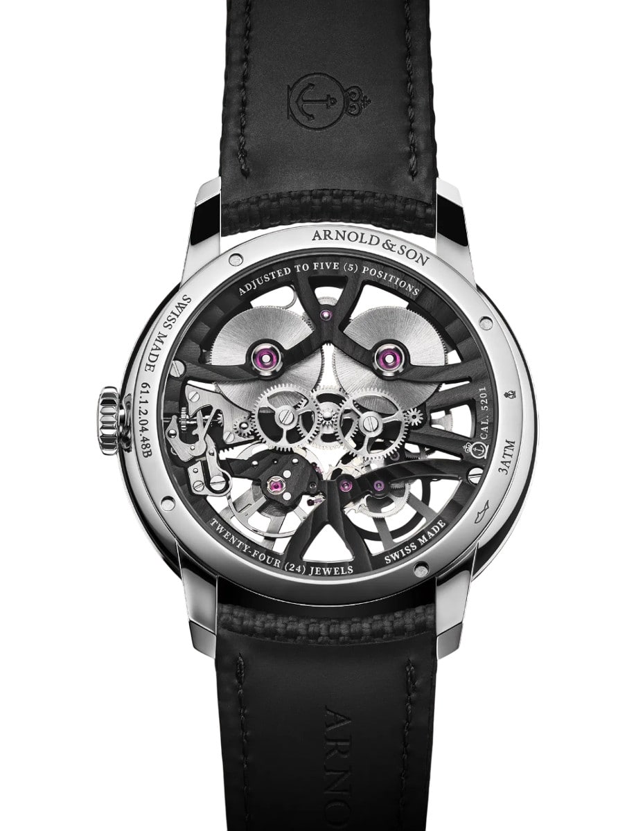 Arnold & Son Nebula 40 Steel 1NEGS.B02A.K003S back