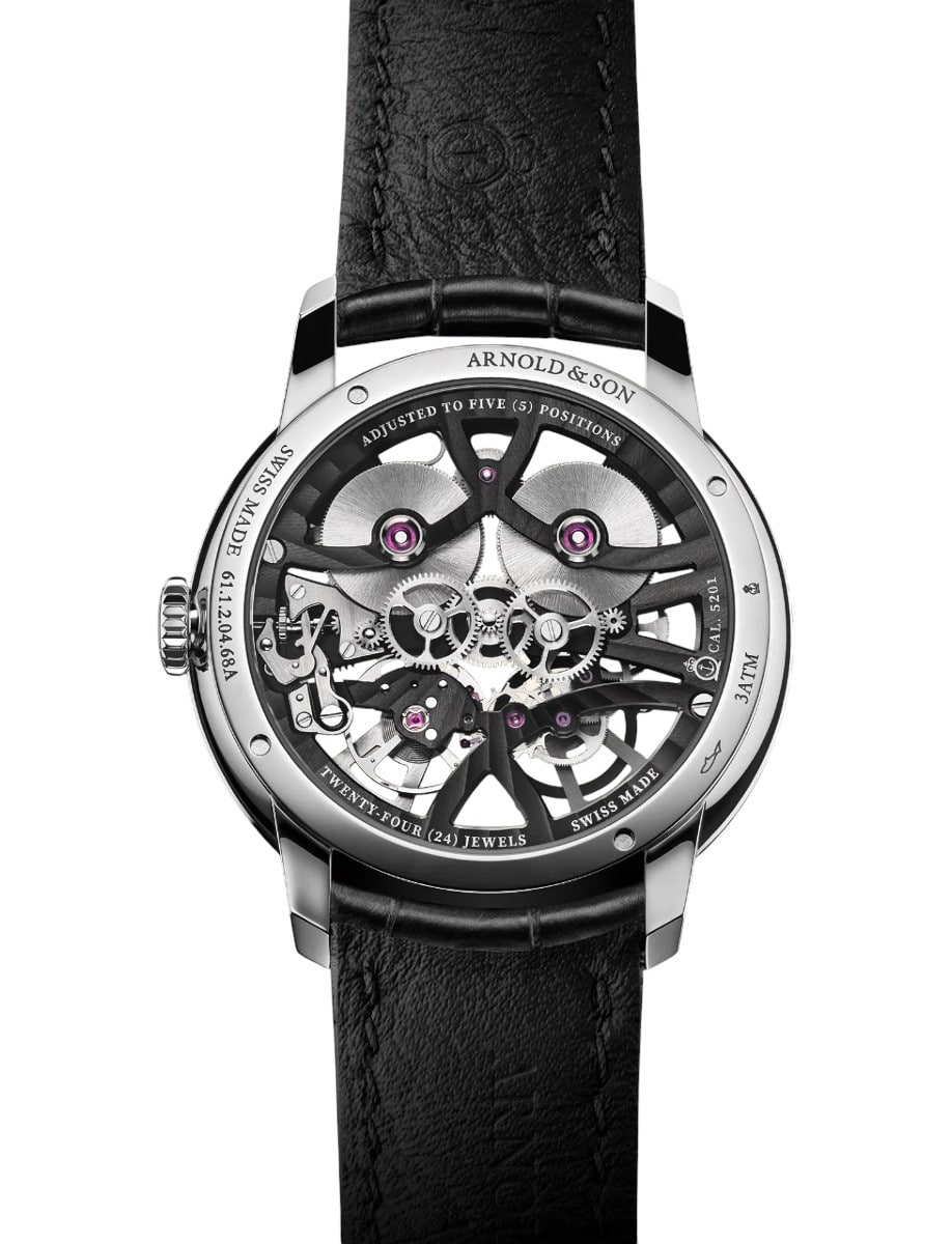 Arnold & Son Nebula 40 Steel 1NEGS.B03A.C169S back