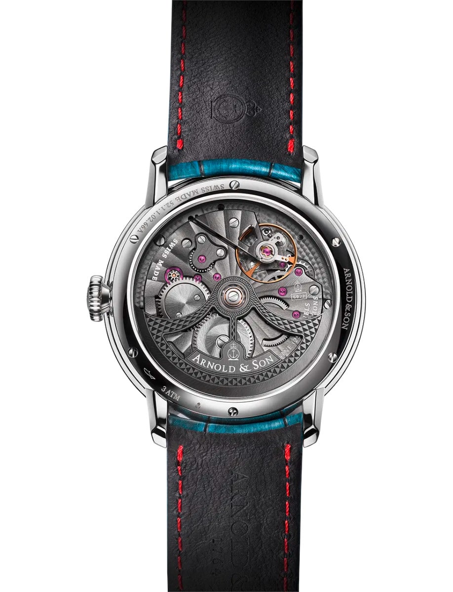 Arnold & Son Globetrotter Steel 1WTAS.S02C.C155S back