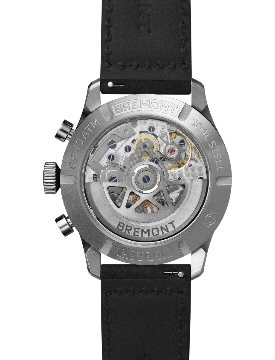 Bremont Altitude Chronograph GMT ALT42-CHR-G-SS-BK-L-S back