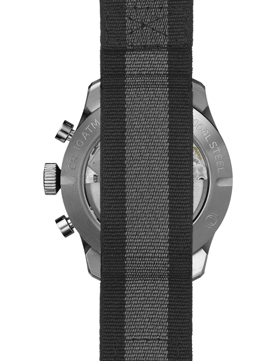 Bremont Altitude Chronograph GMT ALT42-CHR-G-SS-BK-N-S back