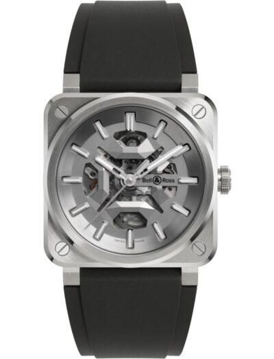 Bell & Ross BR-03 Skeleton Grey Steel BR03A-GR-SKST/SRB