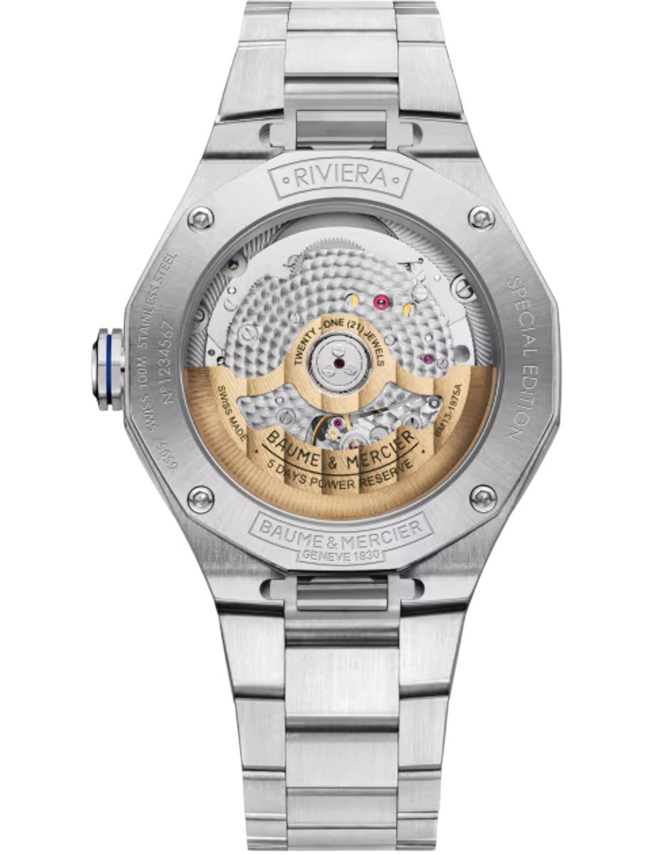 Baume & Mercier Riviera 10822 M0A10822 back