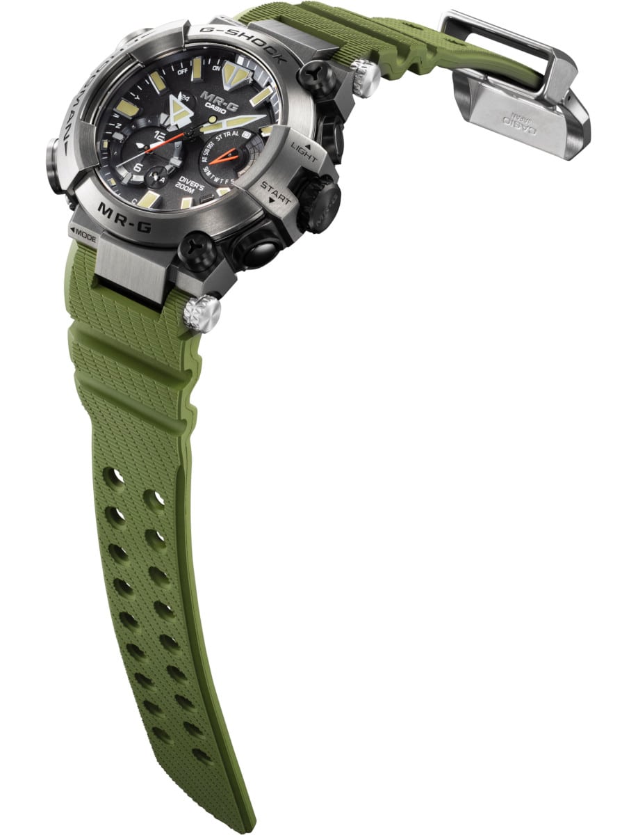 G-Shock MR-G Frogman MRG-BF1000RG-3A Side