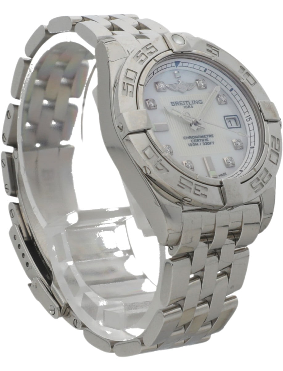 Pre-Owned Breitling Galactic 100-14746 front left
