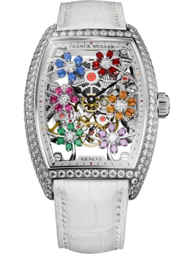 Franck Muller Cintrée Curvex Curvex Cut Flower Flower 2850 S6 SQT CURVEX CUT FLOWER COL DRM D OG