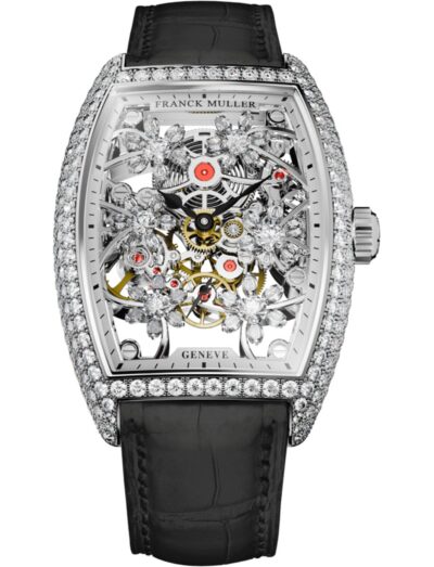 Franck Muller Cintrée Curvex Curvex Cut Flower Flower 2850 S6 SQT CURVEX CUT FLOWER D OG BLACK