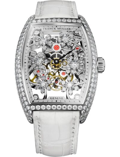 Franck Muller Cintrée Curvex Curvex Cut Flower Flower 2850 S6 SQT CURVEX CUT FLOWER D OG WHITE