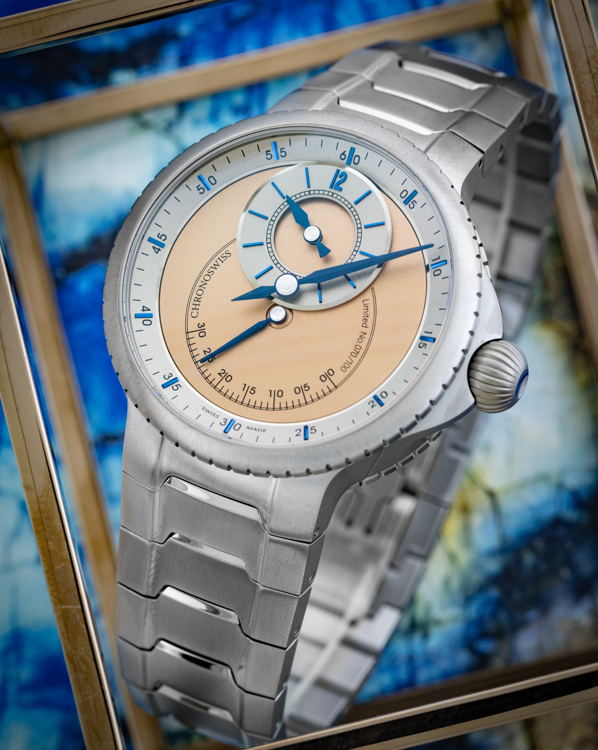 CHRONOSWISS PULSE ONE SAND | Feldmar Watch Co. CHRONOSWISS PULSE ONE SAND