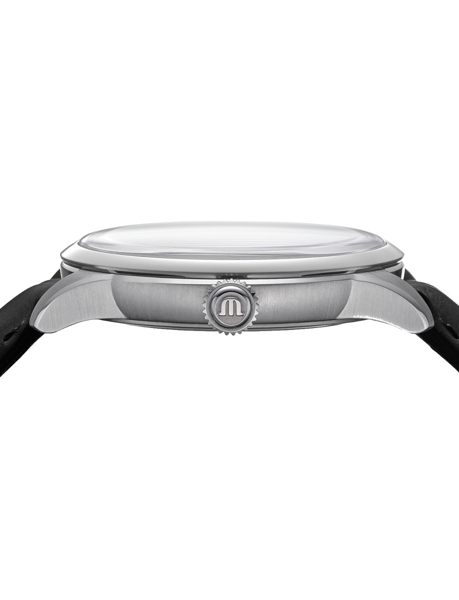 Maurice Lacroix 1975 Automatic Vagues Du Jura GMT 756048-SS001-131-2 Side