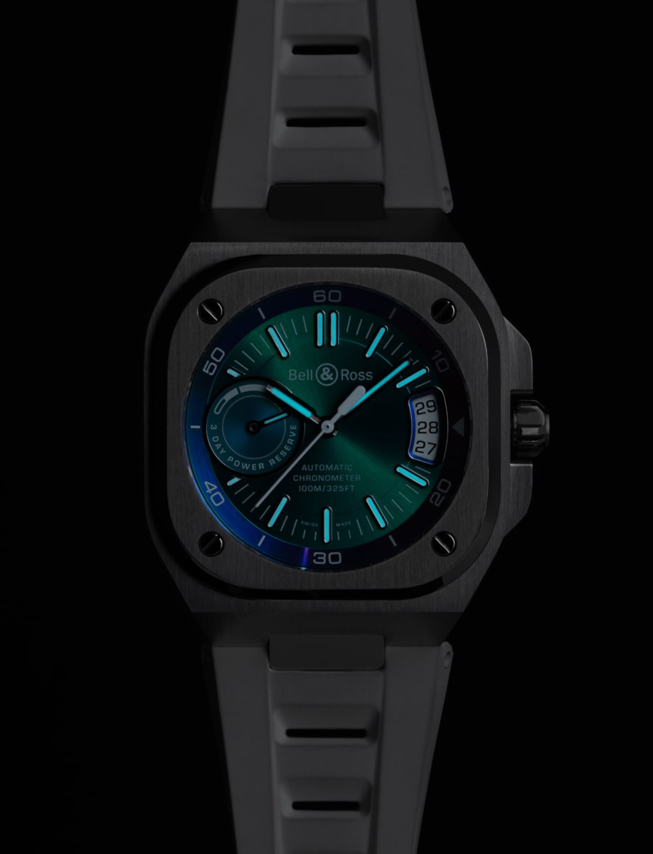 Bell&Ross Urban BR-X5 Iridescent BRX5R-IRS-ST/SRB Luminous