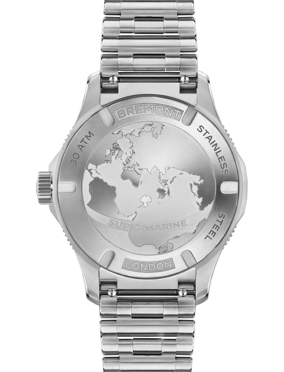 Bremont Supermarine 300M GMT ‘Ember’ Red SM40-GMT-SS-RDBK-B Back