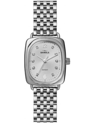 Shinola wristwatch with stainless steel case and bracelet and grey dial | Feldmar Watch Co. Shinola wristwatch with stainless steel case and bracelet and grey dial