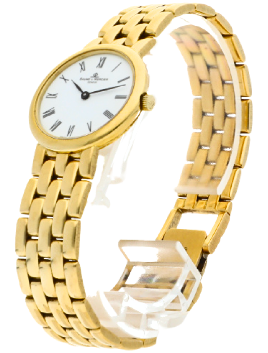 106-00234 Baume Mercier Ladies Gold Wristwatch 2