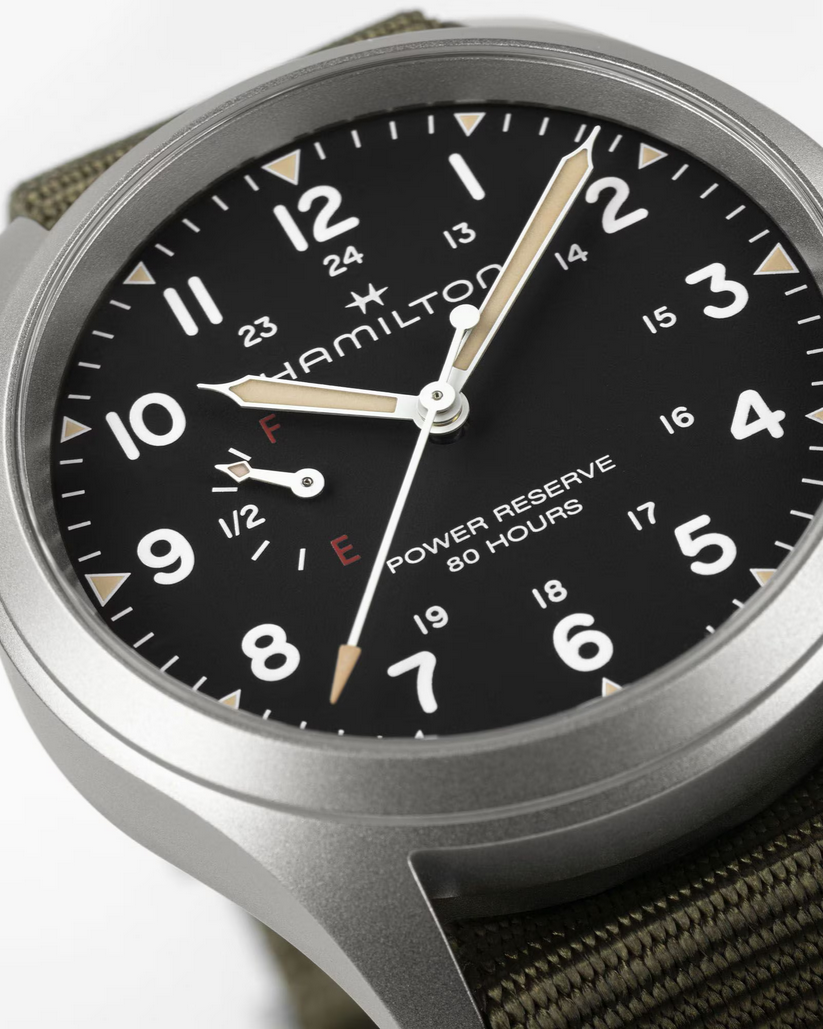 HAMILTON KHAKI FIELD MECHANICAL POWER RESERVE