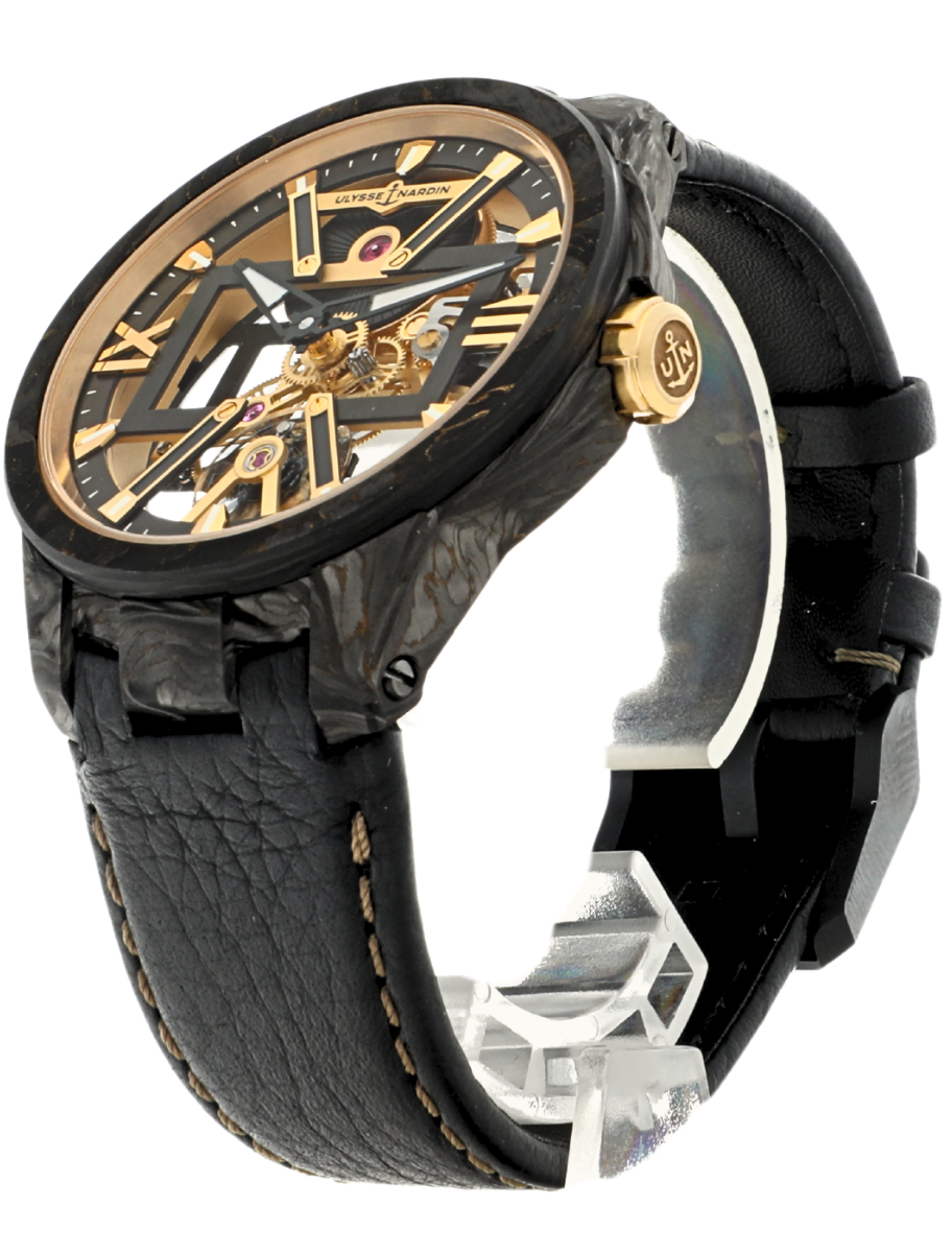 Ulysse Nardin Blast Skeleton X Carbonium angled front right view
