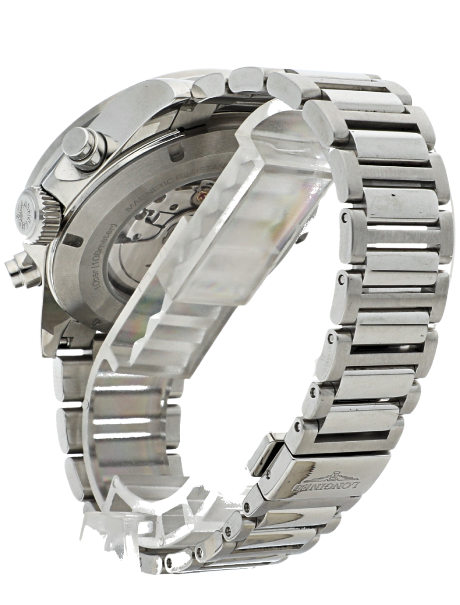 Longines Conquest Chronograph angled back right view