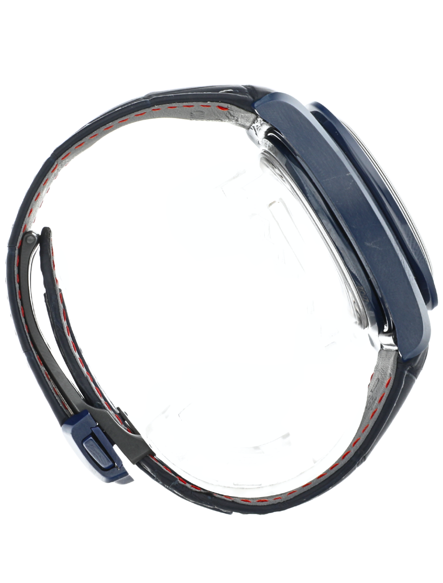 Omega Speedmaster Co-Axial Master Chronometer Moonphase Chronograph Blue Side of the Moon Adventurine left side view