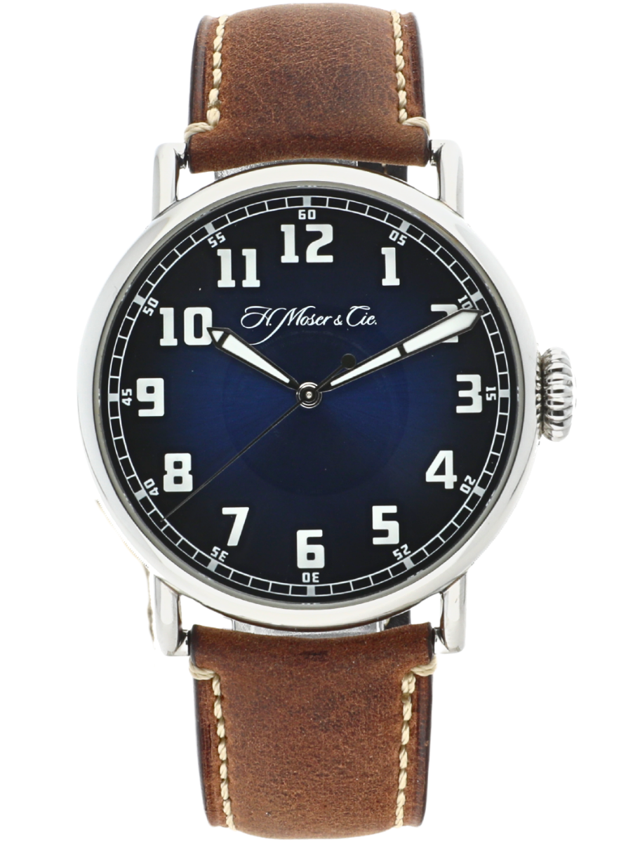 H. Moser & Cie. Heritage Centre Seconds Funky Blue