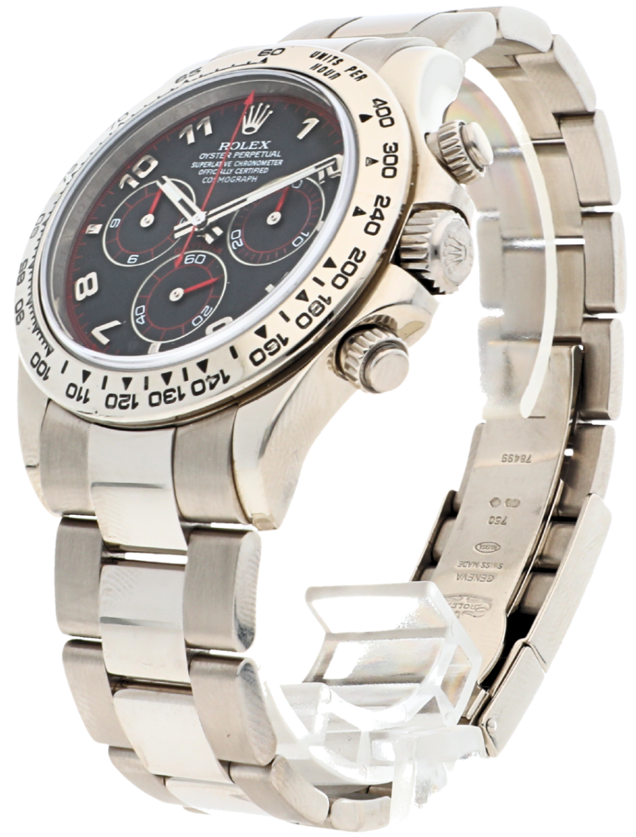 Rolex Daytona White Gold 116509 angled front right view