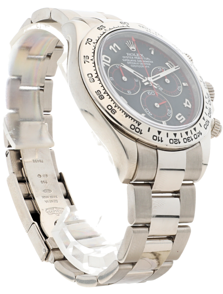Rolex Daytona White Gold 116509 angled front left view