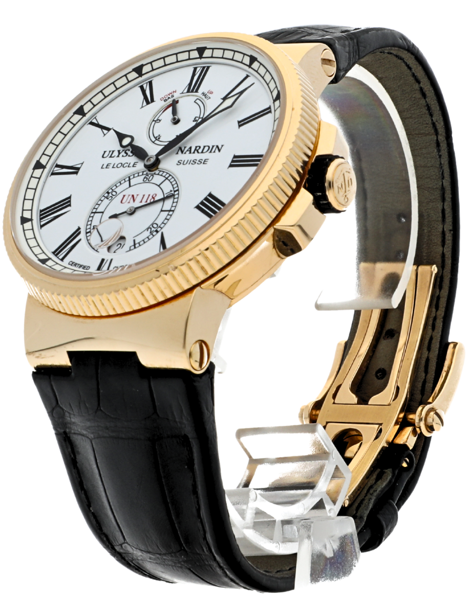 Ulysse Nardin Marine Chronometer Manufacture angled front right view