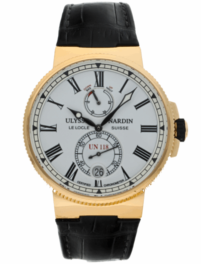 Ulysse Nardin Marine Chronometer Manufacture front facing view