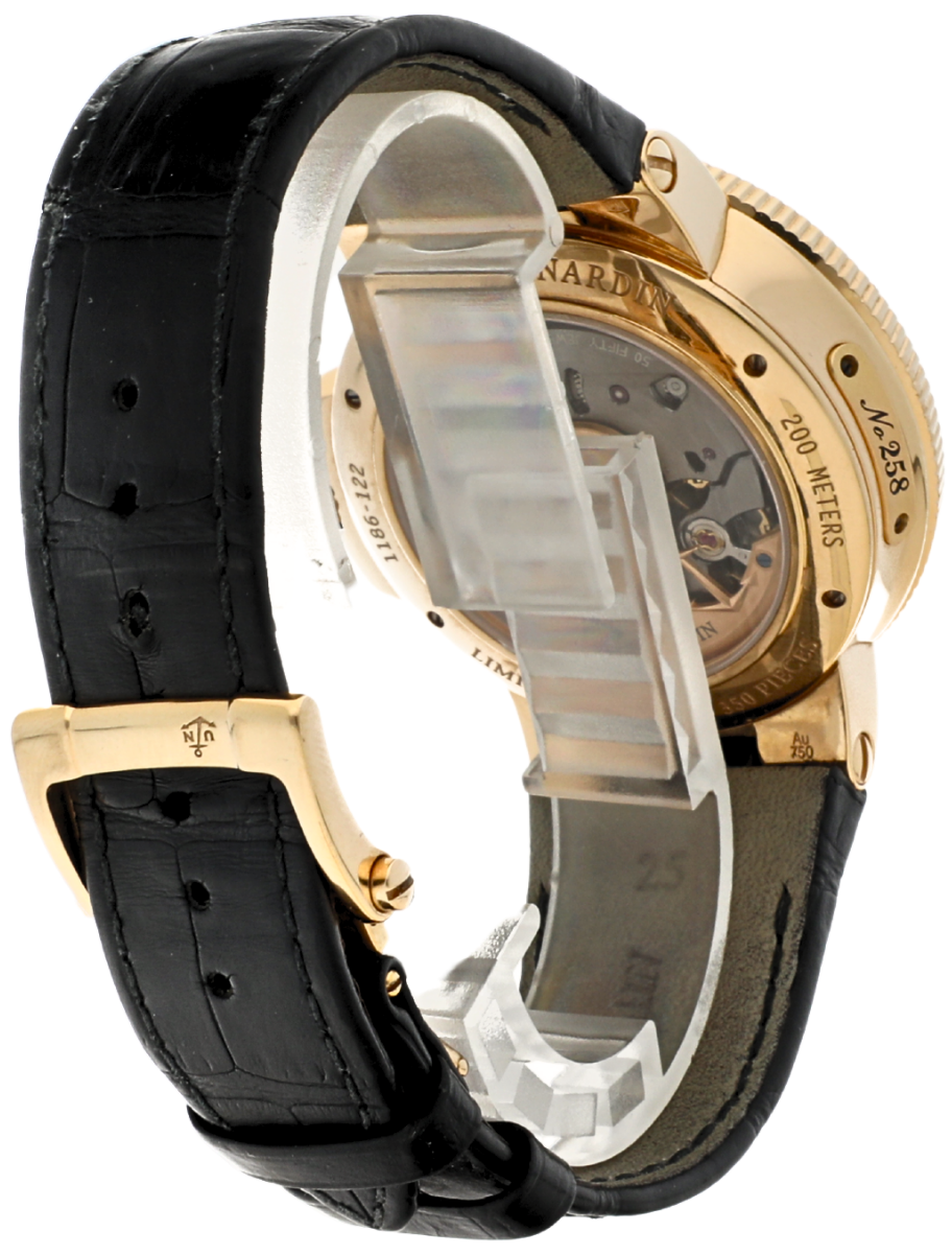 Ulysse Nardin Marine Chronometer Manufacture angled back left view