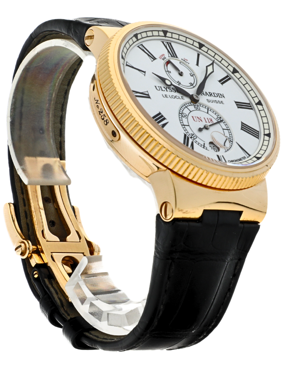 Ulysse Nardin Marine Chronometer Manufacture angled front left view