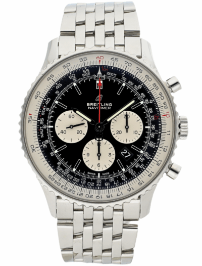 Breitling Navitimer Chronograph 46 front facing view