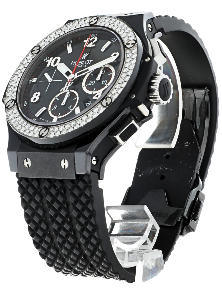 Hublot Big Bang Black Magic Chronograph angled front right view