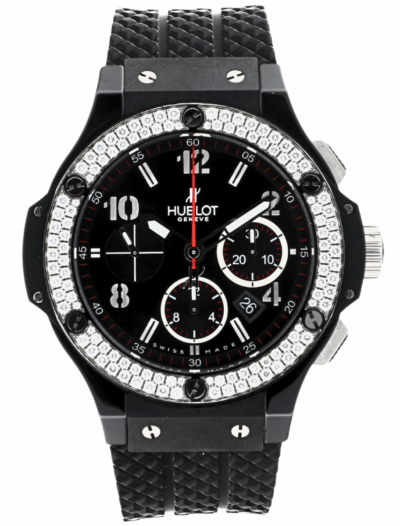 Hublot Big Bang Black Magic Chronograph front facing view